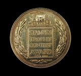 1985 Stampex Trophy Contest Award 38mm Silver Medal - Victoria Young Head