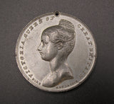 1838 Queen Victoria Coronation 45mm Medal - By Halliday