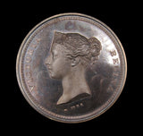 1974 Stampex Trophy Contest Award 55mm Silver Medal - Victoria Young Head