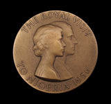 1956 Royal Visit to Nigeria 39mm Medal - By Gillick