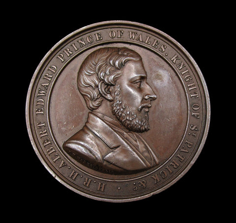 1868 Prince of Wales Visit To Ireland 51mm Medal - By Mares