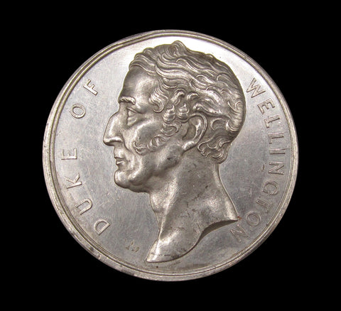 1852 Death Of The Duke Of Wellington 55mm Medal - By Hinks