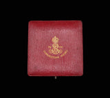 1902 Edward VII Coronation 55mm Silver Medal - Cased
