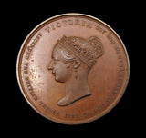 1838 Queen Victoria Coronation 34mm Bronze Medal