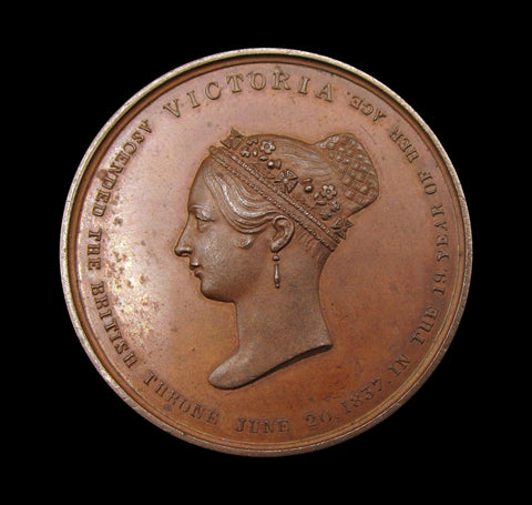 1838 Queen Victoria Coronation 34mm Bronze Medal