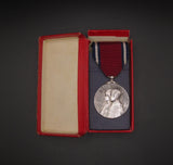 George V 1935 Jubilee Full Sized Medal On Ribbon - Cased