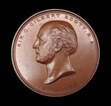 1884 George Gilbert Scott Art Union Of London 57mm Medal