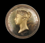 1976 Stampex Trophy Contest Award 55mm Silver Medal - Victoria Young Head