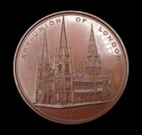 1884 George Gilbert Scott Art Union Of London 57mm Medal