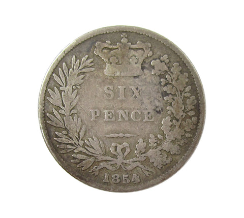 Victoria 1854 Sixpence - Fine