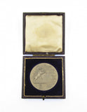 1902 Edward VII Coronation 46mm Silver Medal - R Thorne & Sons