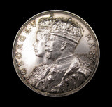 1911 Coronation Of George V 36mm Silver Medal - By Bowcher