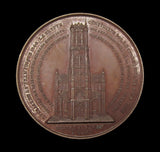 Belgium 1846 Saint Bavo's Cathedral Ghent 50mm Medal - By Wiener