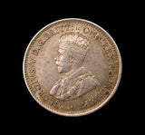 Australia George V 1919 M Threepence - GVF+