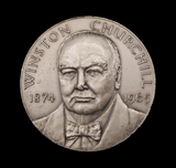 1965 Death of Winston Churchill 65mm Silver Medal - By Pinches