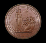 1881 International Medical Congress London 77mm Cased Medal - By Wyon