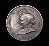 1897 Victoria Diamond Jubilee King Comic Cuts 39mm Medal - By Restall