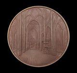 Belgium 1846 Saint Bavo's Cathedral Ghent 50mm Medal - By Wiener