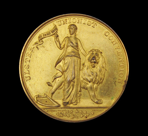 1892 Ulster Unionist Convention 38mm Medal - By Gibson & Co