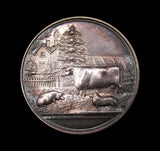 1845 Callan Union Farming Society 35mm Silver Medal - By Parkes