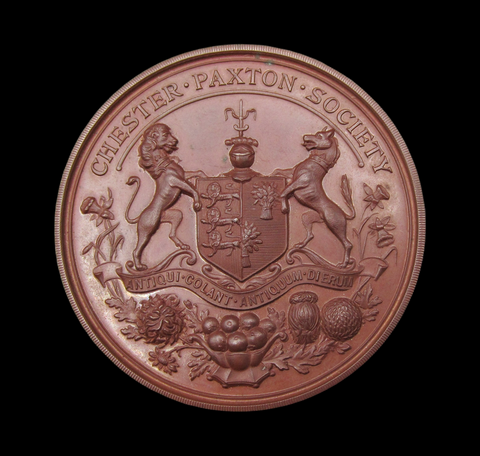 1911 Chester Paxton Society 52mm Bronze Prize Medal - By Restall