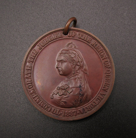 1887 Victoria Golden Jubilee 41mm Bronze Medal - By Ottley