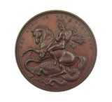1899 Polytechnic Schools London 45mm Silver & Bronze Medals - By Restall
