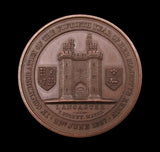 1887 Golden Jubilee Lancaster 37mm Bronze Medal - By Pinches