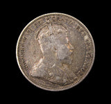 Canada Edward VII 1909 25 Cents - Good Fine