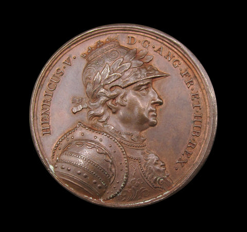1422 Henry V Memorial 41mm Medal - By Dassier