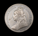 1897 Victoria Diamond Jubilee 37mm Medal - By Pinches