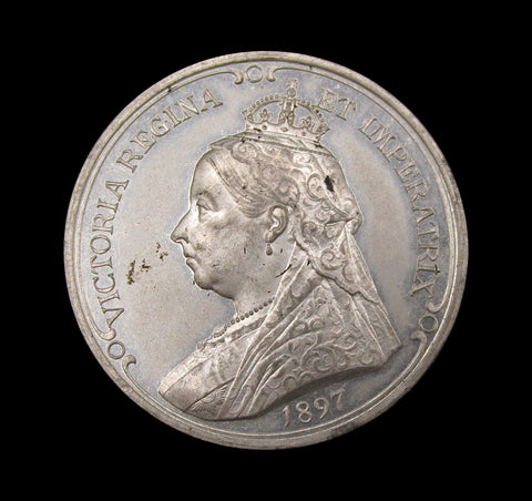 1897 Victoria Diamond Jubilee 37mm Medal - By Pinches