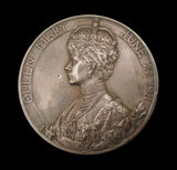 1911 George V Coronation 51mm Silver Medal - Cased