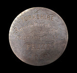 1868 Yorkshire Agricultural Society 54mm Silver Prize Medal