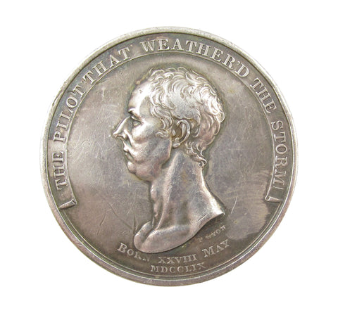 1814 Warrington Pitt Club 45mm Silver Medal - By Wyon