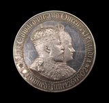 1902 Edward VII Coronation Duke Of Lancaster 38mm Silver Medal - By Pinches