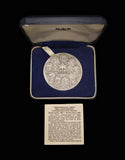 1965 Westminster Abbey Anniversary 57mm Silver Medal - Cased