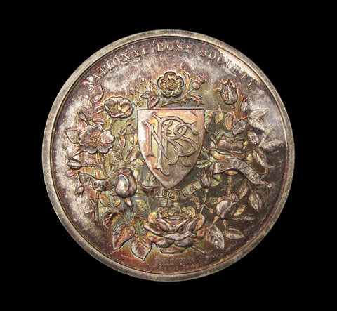 1932 National Rose Society 42mm Silver Medal