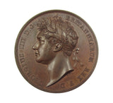 1821 Coronation Of George IV 35mm Bronze Medal By Pistrucci - Cased