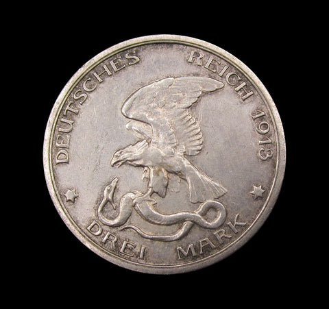 Germany 1913 Drei Mark - GVF