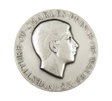 1969 Investiture Of Charles Prince Of Wales 58mm Silver Medal - By Holman