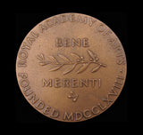1976 Royal Academy Of Arts 55mm Bronze & Silver Medal Pair - By Gillick