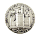 1969 Investiture Of Charles Prince Of Wales 58mm Silver Medal - By Holman