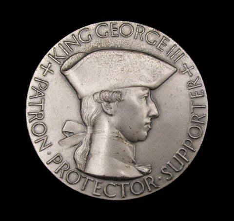 1976 Royal Academy Of Arts 55mm Bronze & Silver Medal Pair - By Gillick