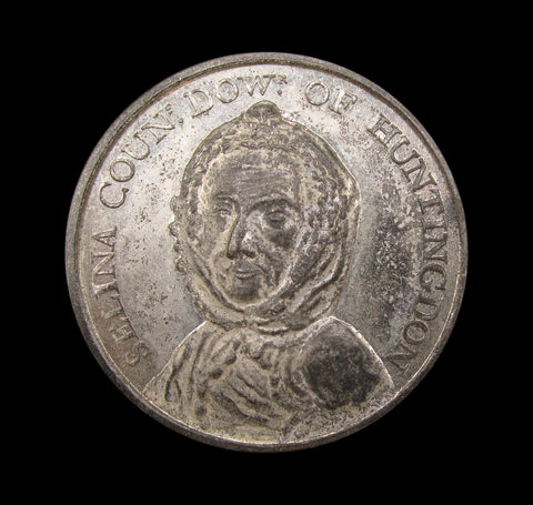 1791 Death of Selina Countess of Huntingdon 37mm Medal