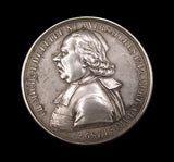 France 1801 Charles Michel de l'Epee 42mm Silver Medal - By Duvivier