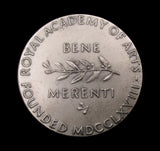 1976 Royal Academy Of Arts 55mm Bronze & Silver Medal Pair - By Gillick