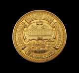 1898 Hanley Engineering Trades & Industrial Exhibition 51mm Gilt Medal