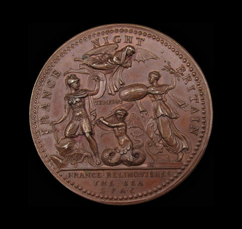 1759 Battle Of Quiberon Bay Belleisle 40mm Medal - By Kirk