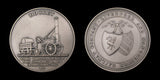 1971 History of The Railways 4 x Silver Medals - Cased